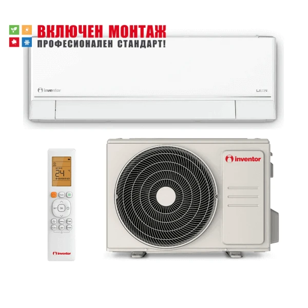 Инверторен климатик Inventor Leon LHUVI-12WFI / LHUVO-12, 12000 BTU, клас А+++