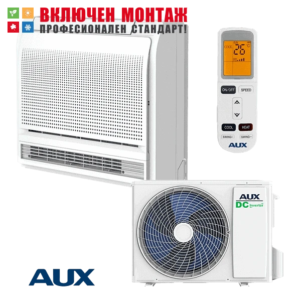 Подов климатик Aux AUCO-H12/4R3B / AL-H12/NDR3HB2(U), 12000 BTU, клас А++