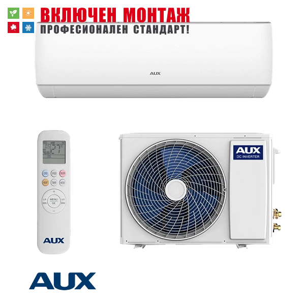 Инверторен климатик Aux ASW-H12C5C4 / JOR3DI-B8 J-Smart, 12000 BTU, клас А++