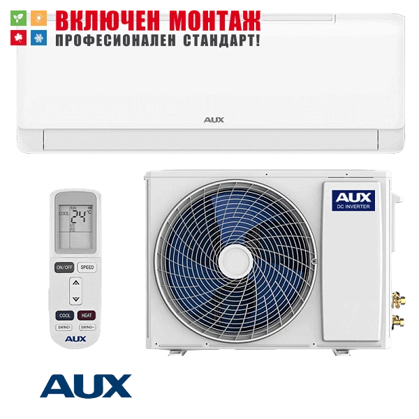 Инверторен климатик Aux Neo ASW-H18E3D4 / QDR3DI-C0 , 18000 BTU, клас А++