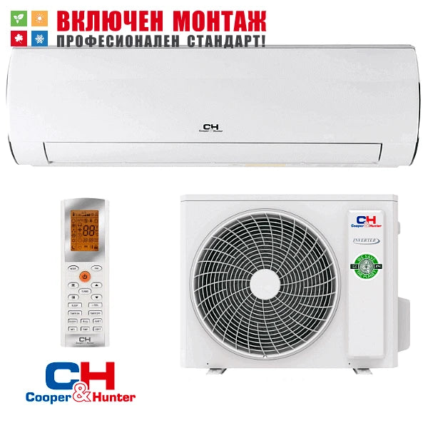 Инверторен климатик Cooper and Hunter Daytona CH-S24FTXD2-WP WIFI, 24000 BTU, клас A++