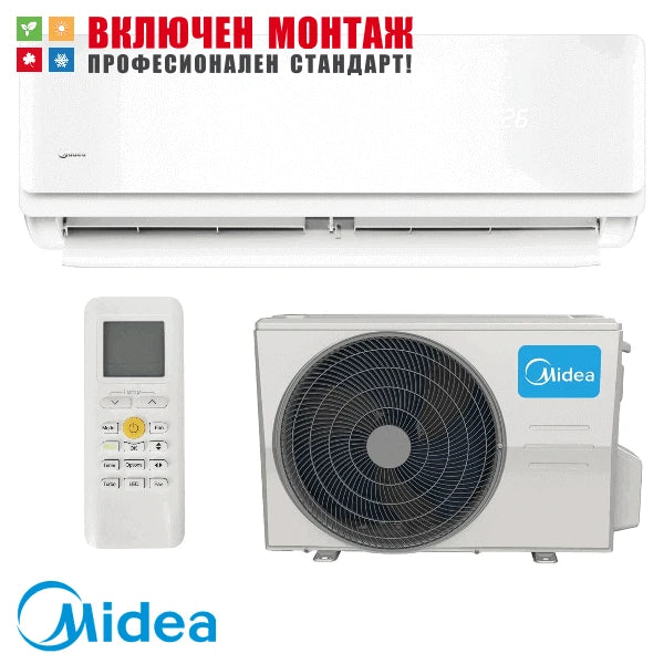 Инверторен климатик Midea MSAB-12NXD0-IN / MSAB-12N8D0-OU Aurora, 12000 BTU, клас А++