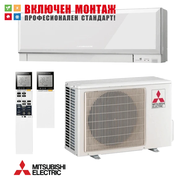 Инверторен климатик Mitsubishi Electric Kirigamine Zen MSZ-EF35VGKW / MUZ-EF35VG + WiFi, 12000 BTU, клас A+++