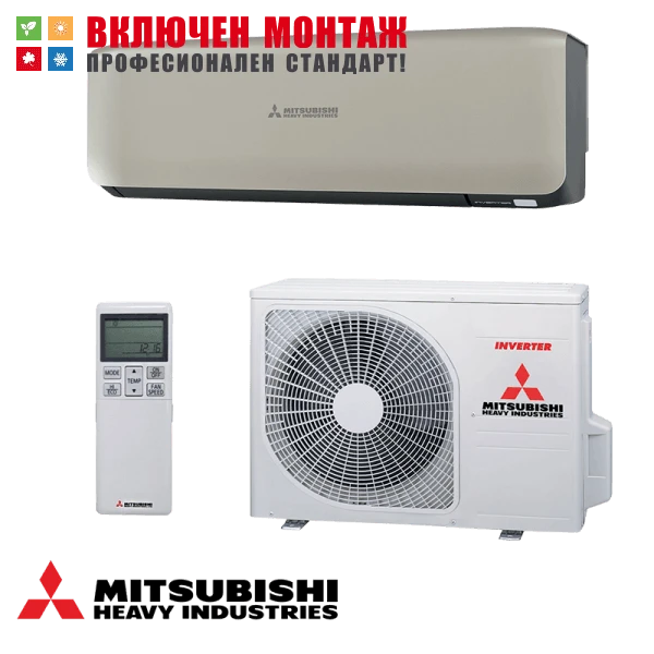 Инверторен климатик Mitsubishi Heavy Industries Premium SRK35ZS-WT / SRC35ZS-W, 12000 BTU, клас A++