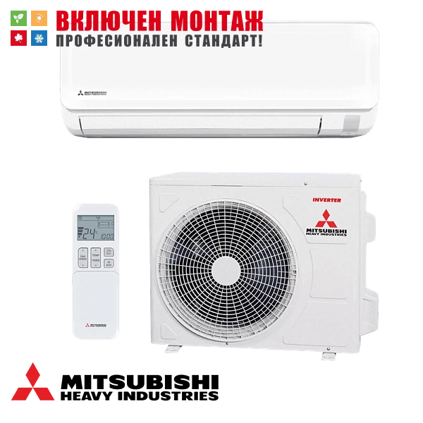 Инверторен климатик Mitsubishi Heavy Industries SRK63ZTL-W / SRC63ZTL-W Smart Plus WiFi, 21000 BTU, клас A++