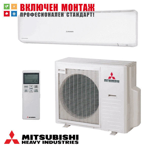 Хиперинверторен климатик Mitsubishi Heavy Industries Diamond SRK80ZR-W / SRC80ZR-W, 30000 BTU, клас A++