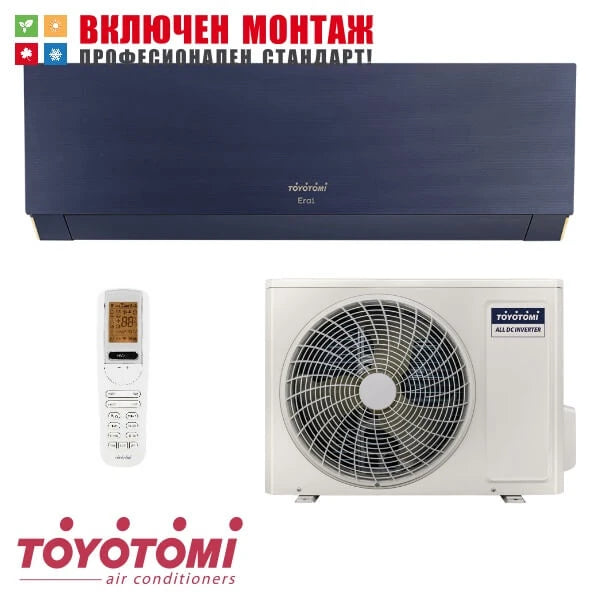 Инверторен климатик Toyotomi Erai Midnight Blue CTN/CTG-235BRM, 12000 BTU, клас А++