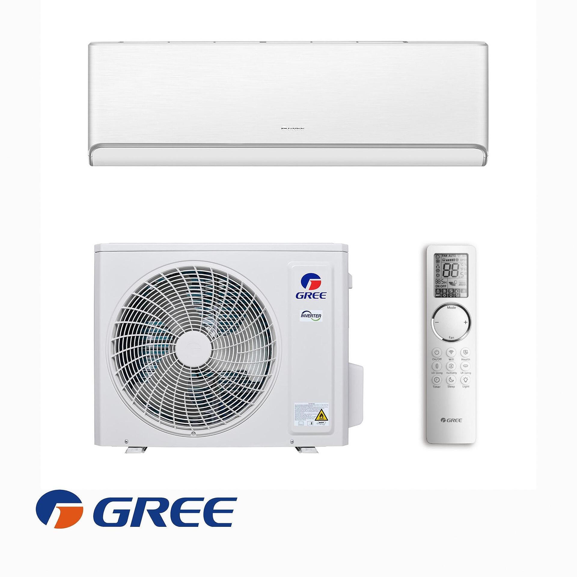Инверторен климатик Gree GWH09AVCXB-K6DNA1B Airy White, 9 000 BTU, Клас А+++/A++, 22 dB, Фреон R32