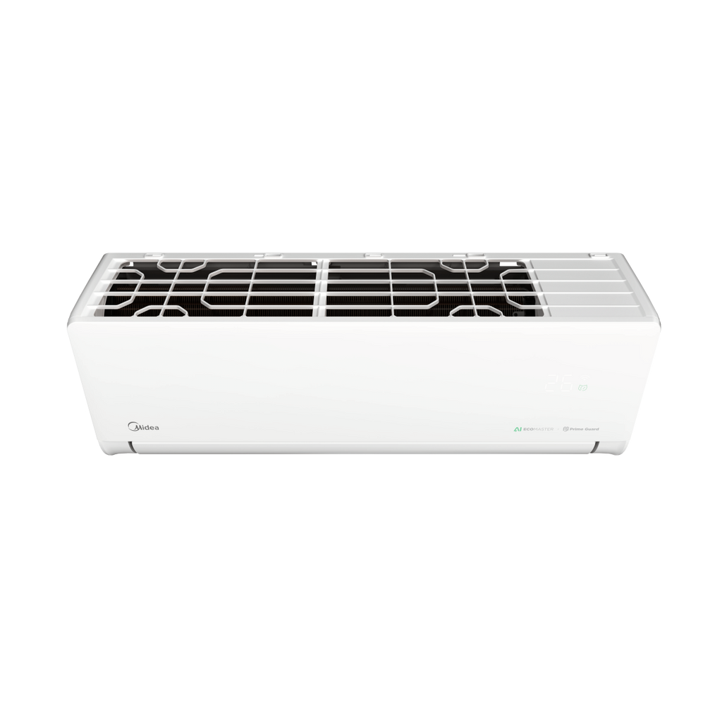 Инверторен климатик Midea Solstice Matte White AI EZ-09RD6-I/EZ-09RD6H-O, 9 000 BTU, Клас А+++/A++, 19 dB, Фреон R32