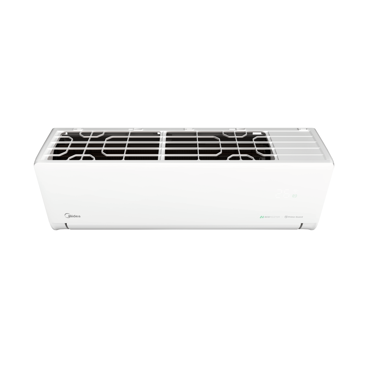 Инверторен климатик Midea Solstice Matte White AI EZ-09RD6-I/EZ-09RD6H-O, 9 000 BTU, Клас А+++/A++, 19 dB, Фреон R32