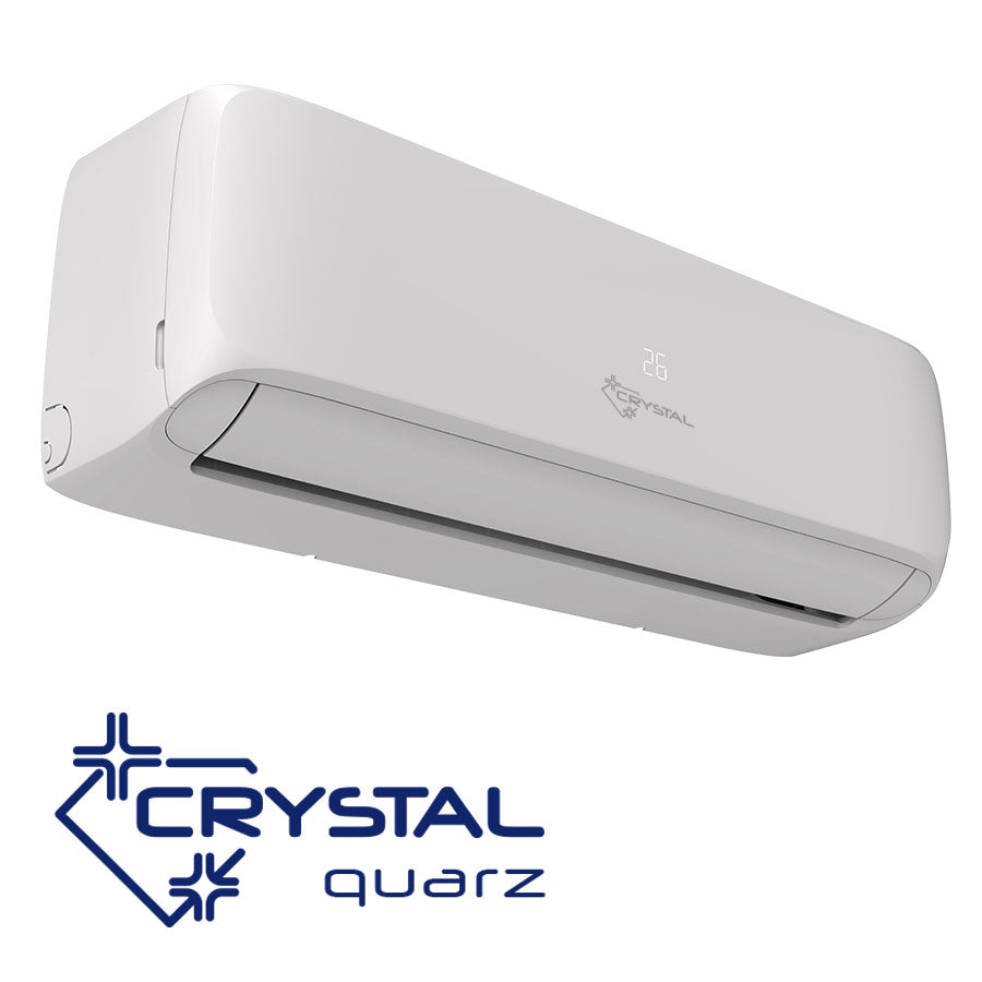 Инверторен климатик Crystal Quartz CHI-09H-KA/CHO-09H-KA, 9 000 BTU, Клас А+++/А++, 25 dB, Фреон R32