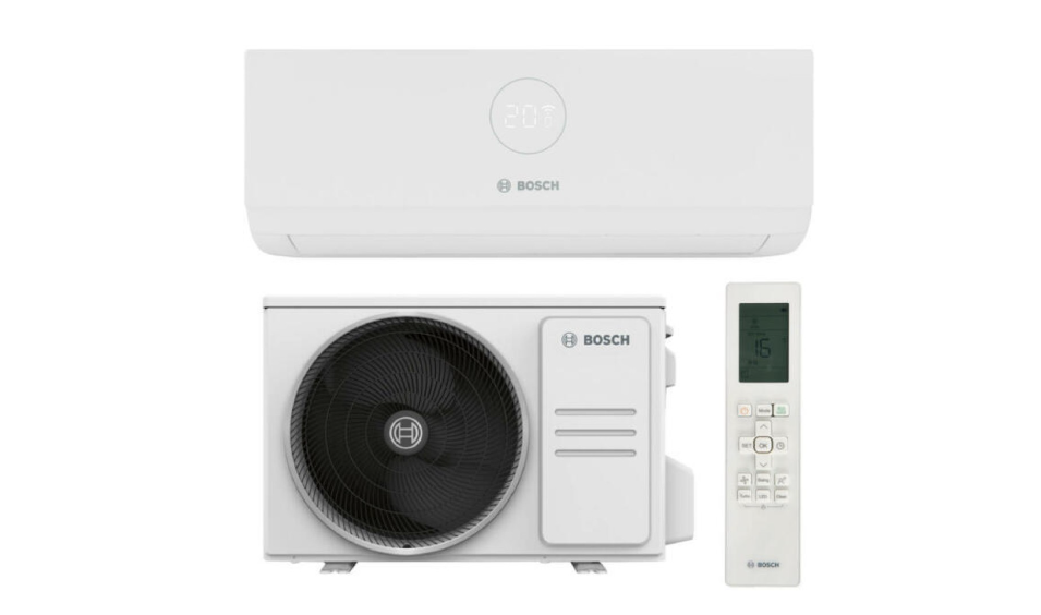 Инверторен климатик Bosch Climate CL3000iU W 26 E/CL3000i 26 E, 9 000 BTU, Клас А++/А+, 20 dB, Фреон R32