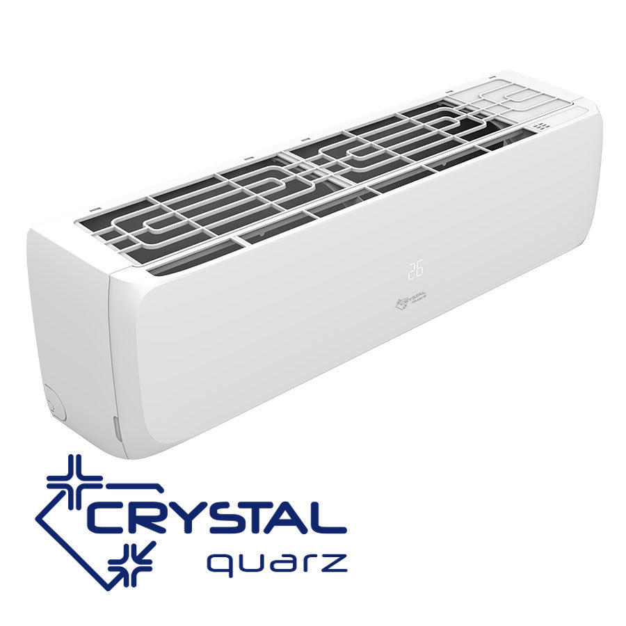 Инверторен климатик Crystal Quartz CHI-09H-KA/CHO-09H-KA, 9 000 BTU, Клас А+++/А++, 25 dB, Фреон R32