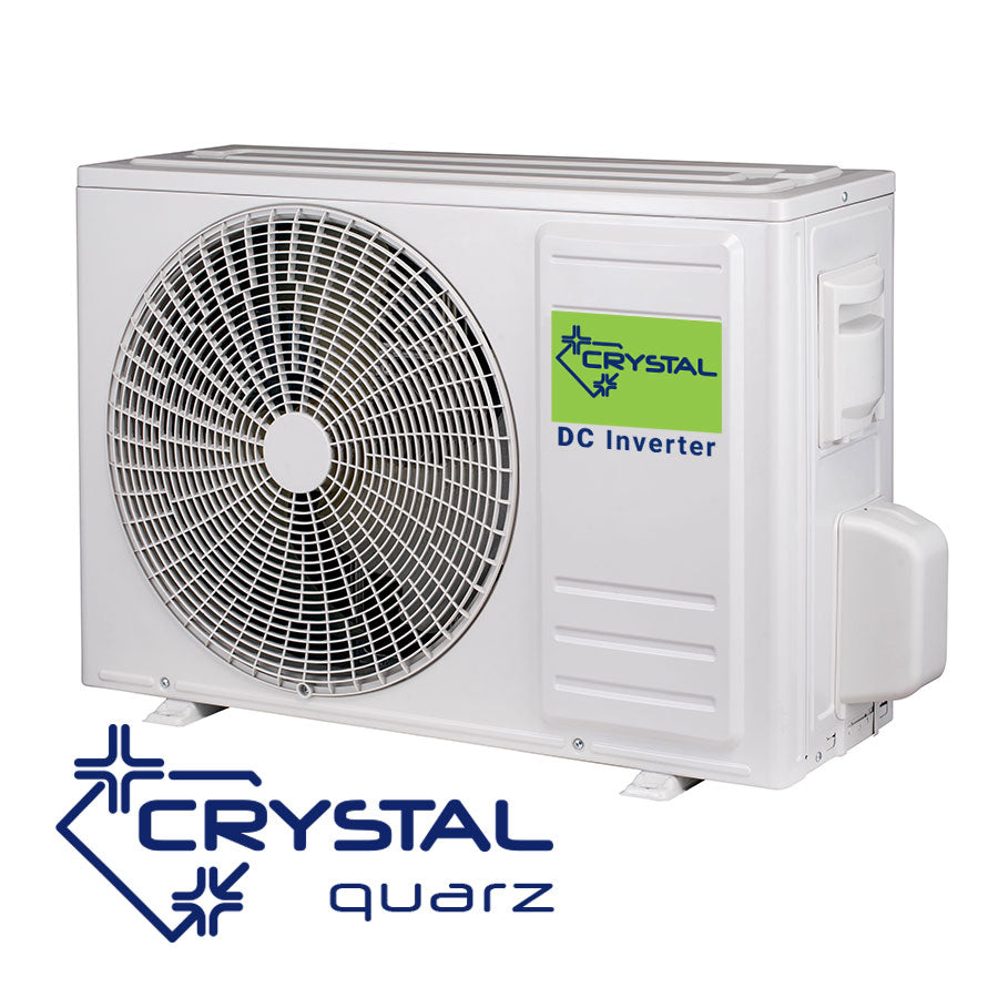 Инверторен климатик Crystal Quartz CHI-09H-KA/CHO-09H-KA, 9 000 BTU, Клас А+++/А++, 25 dB, Фреон R32