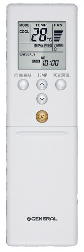 Инверторен климатик General ASHG09KMCЕ/AOHG09KMCC, 9 000 BTU, Клас А++/А+, 20 dB, Фреон R32