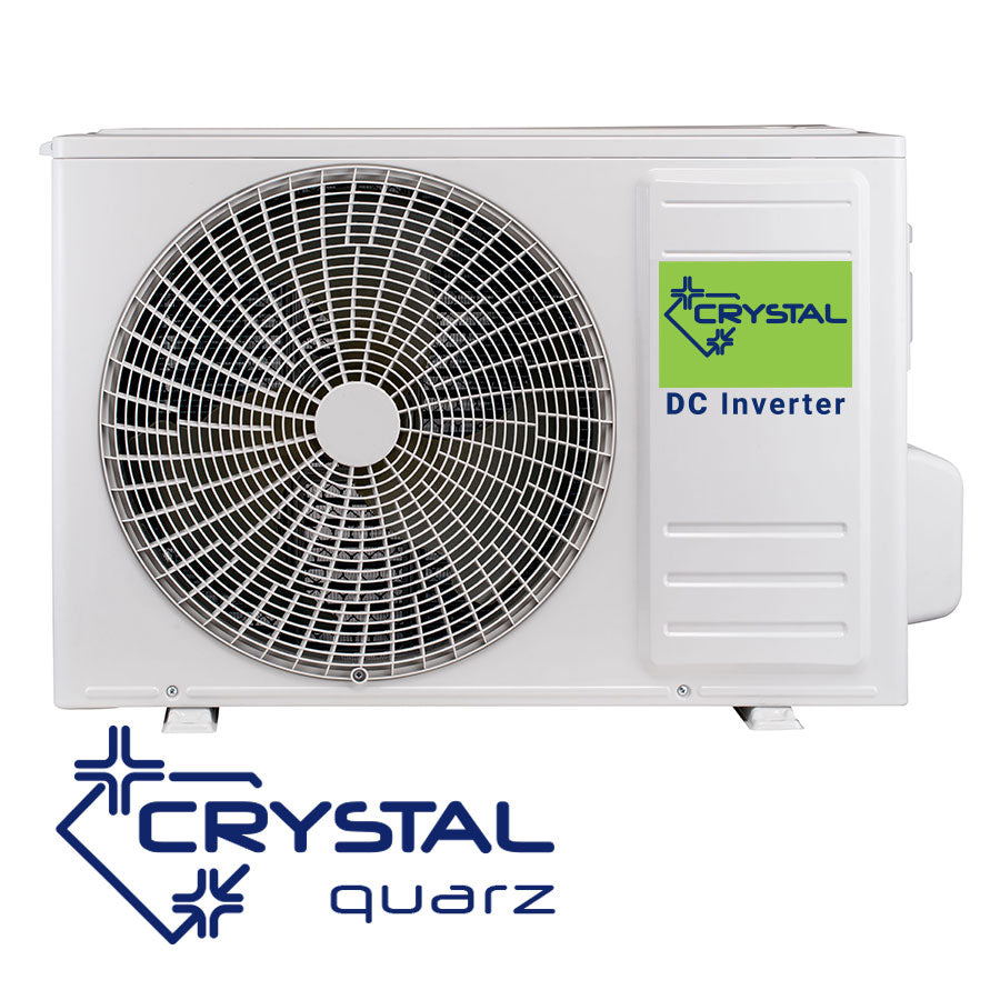 Инверторен климатик Crystal Quartz CHI-09H-KA/CHO-09H-KA, 9 000 BTU, Клас А+++/А++, 25 dB, Фреон R32
