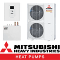 Термопомпа Mitsubishi Heavy Industries HSB140 / FDCW140VNX-A Hydrolution, 17 kW, отопление, охлаждане и БГВ
