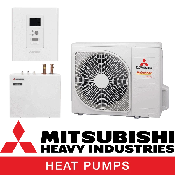 Термопомпа Mitsubishi Heavy Industries HSB60-W / FDCW60VNX-W Hydrolution, 7 kW, отопление, охлаждане и БГВ